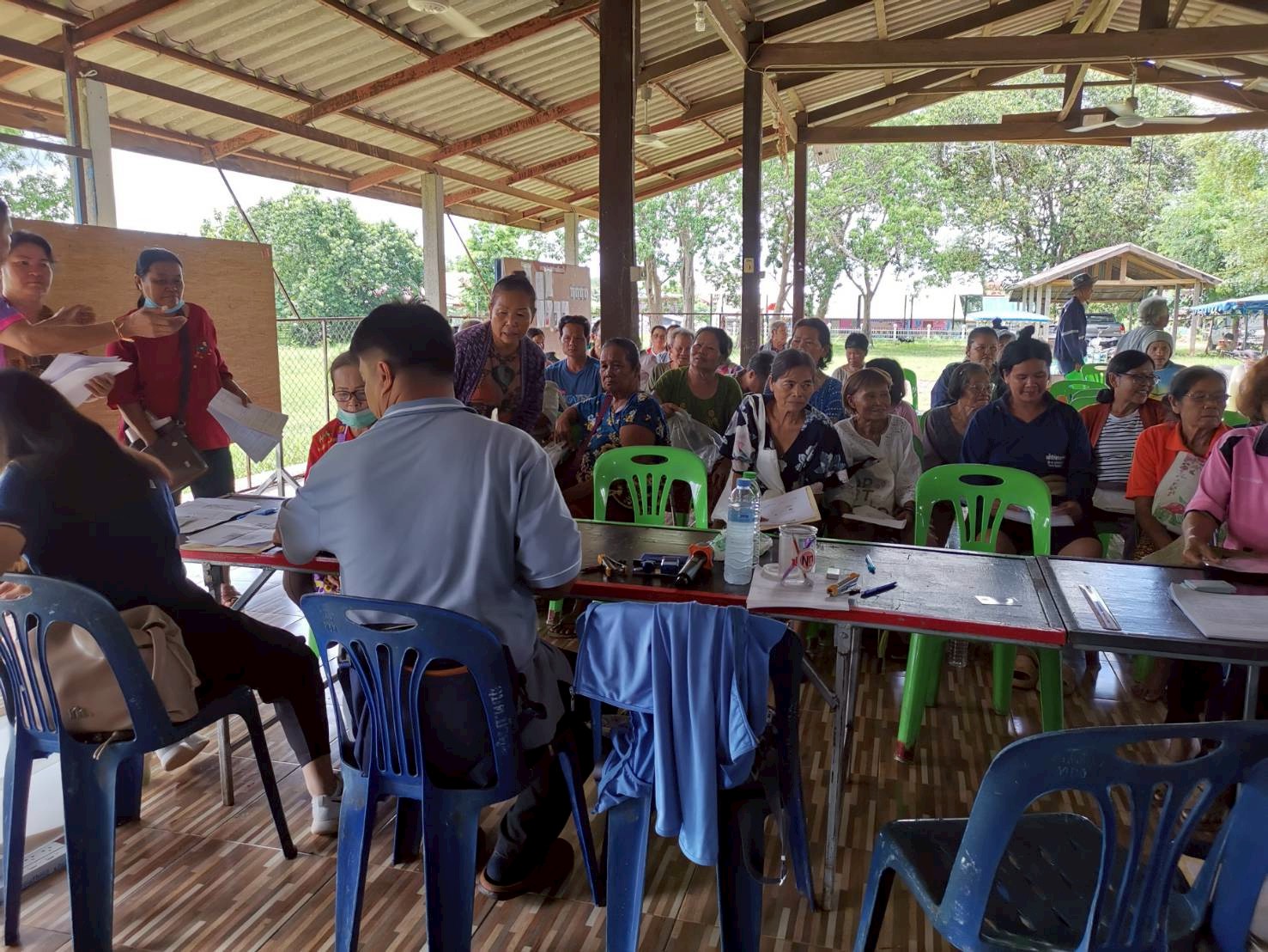 title - สำนักงานการปฏิรูปที่ดินจังหวัดบึงกาฬ ออกหน่วยรับคำร้องออกโฉนดเพื่อการเกษตร ให้แก่เกษตรกร